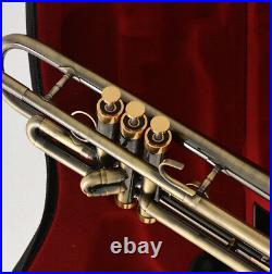 Professional Antique Bronze Bb Trumpet Monel valves 0.459'' Bore With Hard Case