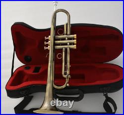 Professional Antique Bronze Bb Trumpet Monel valves 0.459'' Bore With Hard Case