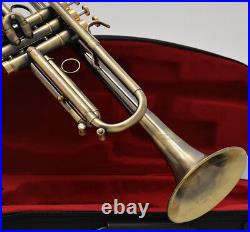 Professional Antique Bronze Trumpet horn Bb Keys With Monel valve Hard Case