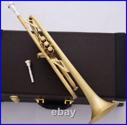 Professional Bb Trumpet Gold Professional Performance Black Protective Case