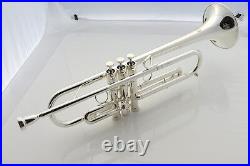 Professional Heavy trumpet Bb key Professional Yellow brass body +case