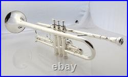 Professional Heavy trumpet Bb key Professional Yellow brass body +case