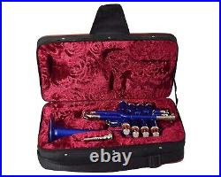 Professional Piccolo Trumpet Bb Pitch Premium Quality+Hard Case+ Mouthpiece