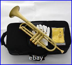 Professional Satin Lacquer Bb Trumpet Reverse Leadpipe With Case