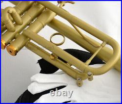 Professional Satin Lacquer Bb Trumpet Reverse Leadpipe With Case