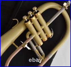 Professional Satin finish Bb Flugelhorn NEW FLUGEL Horn With Case