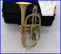 Professional Satin finish Cornet NEW horn Bb Keys With Case