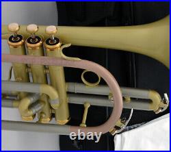 Professional Satin finish Cornet NEW horn Bb Keys With Case