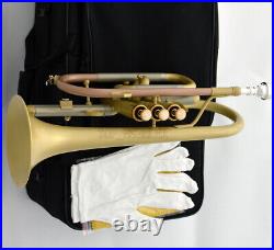 Professional Satin finish Cornet NEW horn Bb Keys With Case