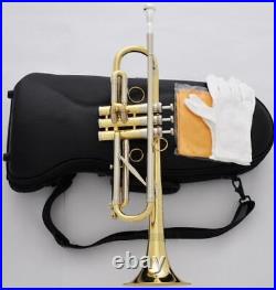 Professional Super Trumpet Horn German Design Monel Valve Hard Case