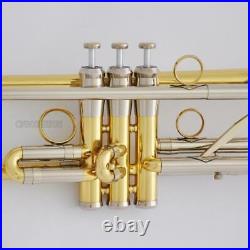 Professional Super Trumpet Horn German Design Monel Valve Hard Case