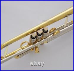 Professional Super Trumpet Horn German Design Monel Valve Hard Case