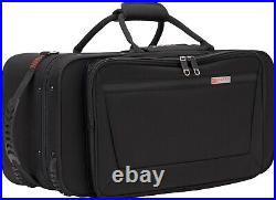 Professional Trumpet Bag with Spacious Mute Storage & Secure Locking Zippers