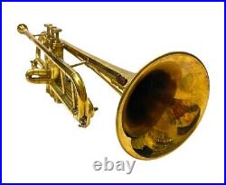 Professional Trumpet Brass Polished Brand New Edition Mouthpiece Best for Gift