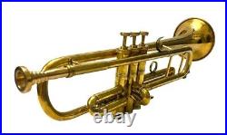 Professional Trumpet Brass Polished Brand New Edition Mouthpiece Best for Gift