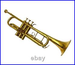 Professional Trumpet Brass Polished Brand New Edition Mouthpiece Best for Gift