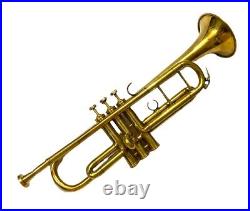 Professional Trumpet Brass Polished Brand New Edition Mouthpiece Best for Gift