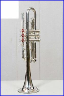 Professional Trumpet C Silver Plated Expert's Choice with Hard Case & Mouthpiece