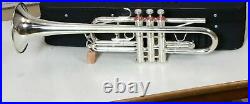 Professional Trumpet C Silver Plated Expert's Choice with Hard Case & Mouthpiece