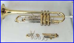 Professional trumpet Bb/C key Professional Yellow brass body +case