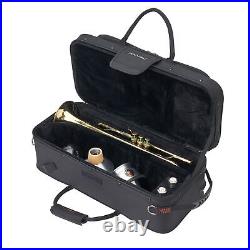 Protec Trumpet Rectangular PRO PAC Case with Mute Storage Compartment, Model PB3