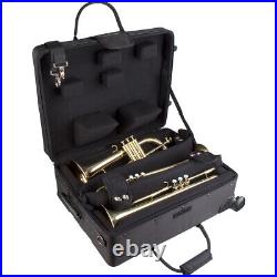 Protec iPAC IP301QWL Quad Trumpet Case with Wheels