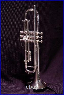 Rare French Besson Bb Trumpet Silver Plated Exc. Condition Made in France 1947