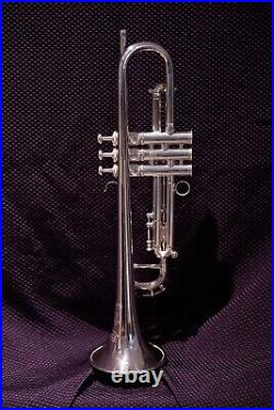 Rare French Besson Bb Trumpet Silver Plated Exc. Condition Made in France 1947