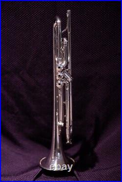 Rare French Besson Bb Trumpet Silver Plated Exc. Condition Made in France 1947