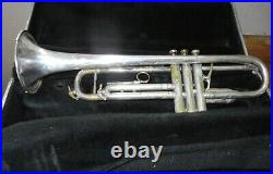 Rare Henri Selmer Radial 75 B Silver Trumpet Paris France Trigger Valve