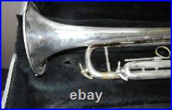 Rare Henri Selmer Radial 75 B Silver Trumpet Paris France Trigger Valve