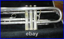 Rare Henri Selmer Radial 75 B Silver Trumpet Paris France Trigger Valve