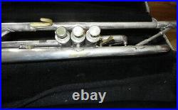 Rare Henri Selmer Radial 75 B Silver Trumpet Paris France Trigger Valve