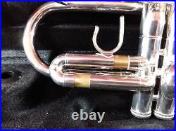 S. E. SHIRES TRQ10RS PRO Bb TRUMPET SILVERPLATED WithBACKPACK CASE & MP