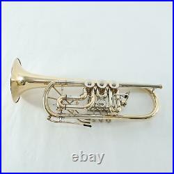 Schagerl Wien Professional Rotary Valve C Trumpet SN 5407 EXCELLENT