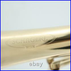 Schagerl Wien Professional Rotary Valve C Trumpet SN 5407 EXCELLENT