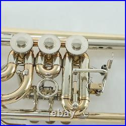 Schagerl Wien Professional Rotary Valve C Trumpet SN 5407 EXCELLENT