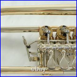 Schagerl Wien Professional Rotary Valve C Trumpet SN 5407 EXCELLENT