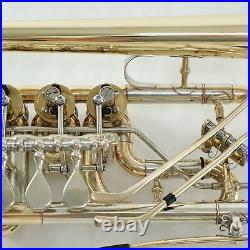 Schagerl Wien Professional Rotary Valve C Trumpet SN 5407 EXCELLENT