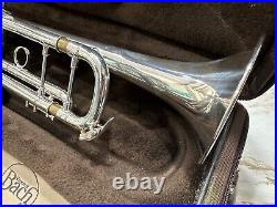 Silver Bach Stradivarius Model 37 Trumpet