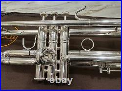 Silver Bach Stradivarius Model 37 Trumpet