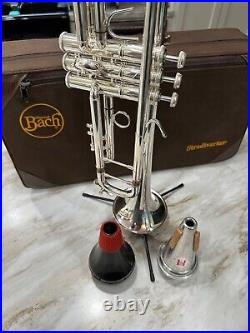 Silver Bach Stradivarius Model 37 Trumpet