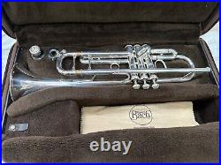 Silver Bach Stradivarius Model 37 Trumpet