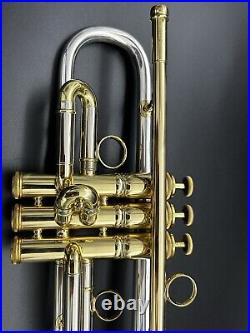 Sterling Silver bell Conn Vintage ONE Bb TRUMPET xtra slide, weigted cap system