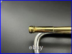 Sterling Silver bell Conn Vintage ONE Bb TRUMPET xtra slide, weigted cap system