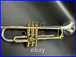 Sterling Silver bell Conn Vintage ONE Bb TRUMPET xtra slide, weigted cap system