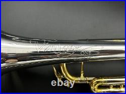 Sterling Silver bell Conn Vintage ONE Bb TRUMPET xtra slide, weigted cap system