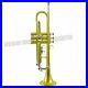 TRUMPET GREEN NEW NICKLE FINISHED Bb KEYS TRUMPET +FREE HARD CASE