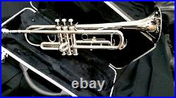 TRUMPET-NEW 2023 CONCERT MODEL Bb STUDENT INTERMEDIATE PRO SILVER BAND TRUMPETS