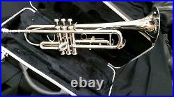 TRUMPET-NEW 2023 CONCERT MODEL Bb STUDENT INTERMEDIATE PRO SILVER BAND TRUMPETS